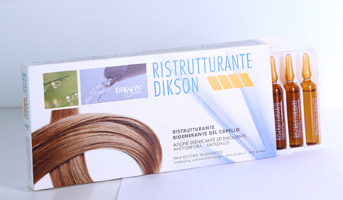 DIKSON RISTRUTTURANTE Восстановление структуры волос в ампулах Восстановление структуры волос в ампулах 